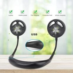 Tragbarer Ventilator, Mini USB Ventilator Hände, Wiederaufladbarer Tragbarer Nackenbügel Ventilator, Schreibtisch Ventilator, Ventilator Mit Bügel Für Den Nacken, 3 Geschwindigkeiten 11 Tragbarer Ventilator, Mini USB Ventilator Hände, Wiederaufladbarer Tragbarer Nackenbügel Ventilator, Schreibtisch Ventilator, Ventilator Mit Bügel Für Den Nacken, 3 Geschwindigkeiten -Elektrischer Ventilator Verkäufe 77662727 5