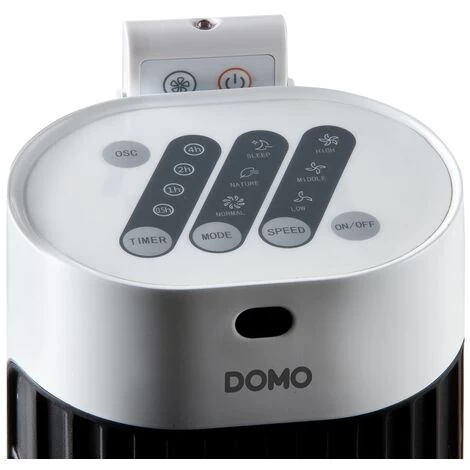 Turmlüfter 77 Cm 45 W Schwarz Und Weiß DO8126 DOMO 5 Turmlüfter 77 Cm 45 W Schwarz Und Weiß DO8126 DOMO – Bild 3