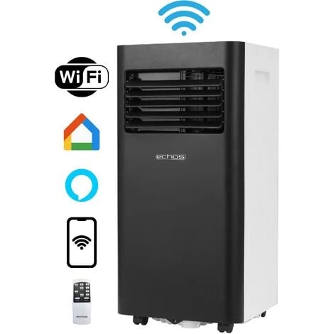 Echos Mobile Klimaanlage Mit WiFi Aircooler Air Conditioner Klima Anlage Schwarz 2 Echos Mobile Klimaanlage Mit WiFi Aircooler Air Conditioner Klima Anlage Schwarz