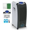 Zilan 3in1 Aircooler Mobile Klimaanlage Klimagerät Klima Ventilator Mit Fernbedienung Luftreiniger Luftkühler Luftbefeuchtung Klima Anlage Air Cooler 3 Geschwindigkeitsstufen Timer