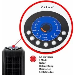 Zilan 3in1 Aircooler Mobile Klimaanlage Klimagerät Klima Ventilator Mit Fernbedienung Luftreiniger Luftkühler Luftbefeuchtung Klima Anlage Air Cooler 3 Geschwindigkeitsstufen Timer 10 Zilan 3in1 Aircooler Mobile Klimaanlage Klimagerät Klima Ventilator Mit Fernbedienung Luftreiniger Luftkühler Luftbefeuchtung Klima Anlage Air Cooler 3 Geschwindigkeitsstufen Timer -Elektrischer Ventilator Verkäufe 82218050 4