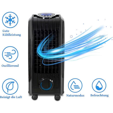 Zilan 4in1 Aircooler Mobile Klimaanlage Klimagerät Klima Ventilator Mit Fernbedienung Luftreiniger Luftbefeuchtung Luftkühler Klimaanlage Air Cooler 3 Geschwindigkeitsstufen Timer 7 Zilan 4in1 Aircooler Mobile Klimaanlage Klimagerät Klima Ventilator Mit Fernbedienung Luftreiniger Luftbefeuchtung Luftkühler Klimaanlage Air Cooler 3 Geschwindigkeitsstufen Timer – Bild 5