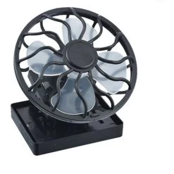 Tragbarer Solarventilator Mit Kühlzellen Power Panel Für Camping Wandern Klimaanlage ABS-Material