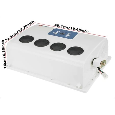 Mini-Klimaanlage, Mobile Elektrische Klimaanlage, Lüfter Für Auto, Fahrzeug, LKW, Tragbar, 24 V, IP54, 2000 W, 350 M³/h 6 Mini-Klimaanlage, Mobile Elektrische Klimaanlage, Lüfter Für Auto, Fahrzeug, LKW, Tragbar, 24 V, IP54, 2000 W, 350 M³/h – Bild 4