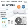 Home Deluxe - Klimaanlage Set SPLIT 12-12000 BTU/h (3.400 Watt) - Quick Connect, WIFI, Alexa Und Google Home Kompatibel - 5 In 1 System [Energieklasse A+] -Elektrischer Ventilator Verkäufe 92920658 1