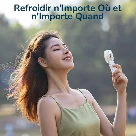 Mini-Ventilator Tragbarer, Wiederaufladbarer USB-Ultra-Kleiner Handventilator Im Taschenformat 6 Mini-Ventilator Tragbarer, Wiederaufladbarer USB-Ultra-Kleiner Handventilator Im Taschenformat – Bild 4