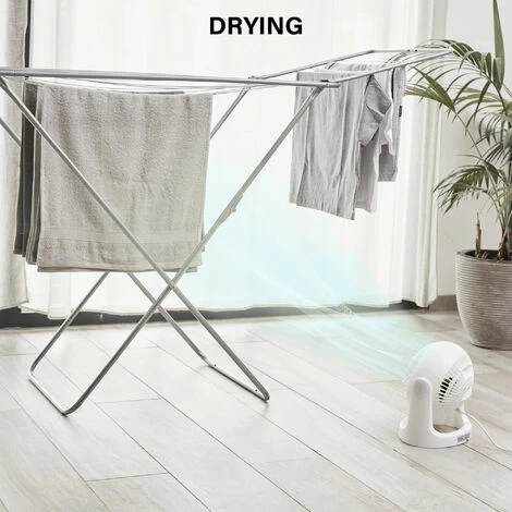 Woozoo, Leiser, Leistungsstarker & Tragbarer Tischventilator, 13m², Reichweite 12m, Vertikale Neigung Um 360°, Büro - Woozoo PCF-HE15 - Weiß 6 Woozoo, Leiser, Leistungsstarker & Tragbarer Tischventilator, 13m², Reichweite 12m, Vertikale Neigung Um 360°, Büro - Woozoo PCF-HE15 - Weiß – Bild 4