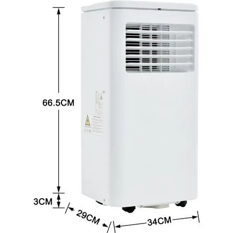 Merax Klimagerät 3-in-1 Klimagerät 9000 BTU/h Mit Wifi Und Fernbedienung, 24h-Timer, Mobile Klimaanlage Für 100 M³ Inkl. APP, Luftentfeuchter 7 Merax Klimagerät 3-in-1 Klimagerät 9000 BTU/h Mit Wifi Und Fernbedienung, 24h-Timer, Mobile Klimaanlage Für 100 M³ Inkl. APP, Luftentfeuchter – Bild 5