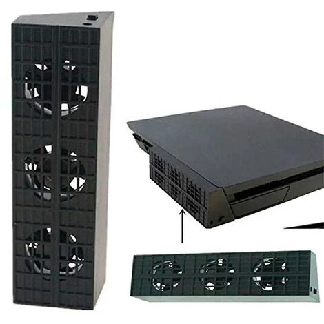 Ps4 Slim Turbo Cooling Fan Externer USB-Kühler, Automatischer Temperatursensor, Gesteuert Ra 5 Ps4 Slim Turbo Cooling Fan Externer USB-Kühler, Automatischer Temperatursensor, Gesteuert Ra – Bild 3