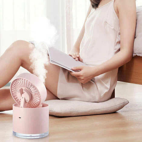 300-ml-Nebelventilator. 7-farbiges Nachtlicht. 3 Geschwindigkeiten, 2 Nebelstufen. Faltbar, Leise. 4 300-ml-Nebelventilator. 7-farbiges Nachtlicht. 3 Geschwindigkeiten, 2 Nebelstufen. Faltbar, Leise. – Bild 2