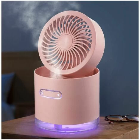 300-ml-Nebelventilator. 7-farbiges Nachtlicht. 3 Geschwindigkeiten, 2 Nebelstufen. Faltbar, Leise. 5 300-ml-Nebelventilator. 7-farbiges Nachtlicht. 3 Geschwindigkeiten, 2 Nebelstufen. Faltbar, Leise. – Bild 3
