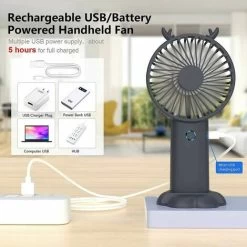 Mini-USB-Handventilator, Batteriebetrieben, 4000 MAh, Wiederaufladbar, Kleiner, Leiser, Persönlicher Ventilator, Tragbar Mit Basis, 5 Geschwindigkeiten, Für Kinder, Frauen, Make-up, Bibliothek, Schlaf 11 Mini-USB-Handventilator, Batteriebetrieben, 4000 MAh, Wiederaufladbar, Kleiner, Leiser, Persönlicher Ventilator, Tragbar Mit Basis, 5 Geschwindigkeiten, Für Kinder, Frauen, Make-up, Bibliothek, Schlaf -Elektrischer Ventilator Verkäufe 96185078 5