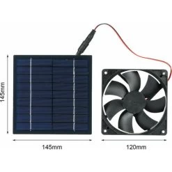 Lüfter Mit Solarpanel, 5 W 6 V Solarlüfter, IP65 Wasserdicht, Wohnwagen, Hühnerstall, Dachventilator Für Hundehütten, Gewächshäuser 9 Lüfter Mit Solarpanel, 5 W 6 V Solarlüfter, IP65 Wasserdicht, Wohnwagen, Hühnerstall, Dachventilator Für Hundehütten, Gewächshäuser -Elektrischer Ventilator Verkäufe 96355411 3