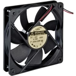 ADDA AD1224UB-A71GL Axiallüfter 24 V/DC 168.2 M³/h (L X B X H) 120 X 120 X 25 Mm