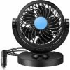 Longziming Fan Mini Elektroauto 12V 360 Rotierender Starker Wind Auto Fan Auto Klimaanlage Geräuscharmer Tragbarer Luft Auto Fan -Elektrischer Ventilator Verkäufe 97448699 1