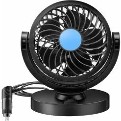 Longziming Fan Mini Elektroauto 12V 360 Rotierender Starker Wind Auto Fan Auto Klimaanlage Geräuscharmer Tragbarer Luft Auto Fan