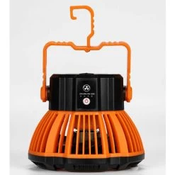 Leiser 1200-mAh-Lüfter, Um 180° Drehbarer Tragbarer Tischventilator Mit LED-Licht, Wiederaufladbarer USB-Campingventilator, Fernbedienung, Haken, Geeignet Für Reisen/Picknick/ -Elektrischer Ventilator Verkäufe 98600279 4