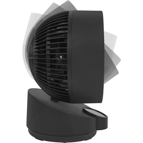 Hochwertiger Tischventilator - Sehr Leise - 3 Geschwindigkeitsstufen - Schwarz Inklusive Fernbedienung 7 Hochwertiger Tischventilator - Sehr Leise - 3 Geschwindigkeitsstufen - Schwarz Inklusive Fernbedienung – Bild 5