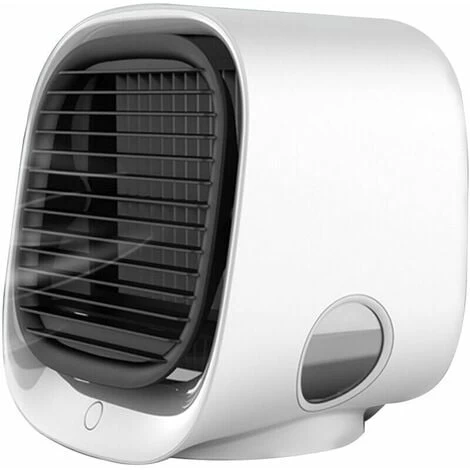 Desktop-Klimaanlagenventilator, 3 Geschwindigkeiten, Weiß 3 Desktop-Klimaanlagenventilator, 3 Geschwindigkeiten, Weiß